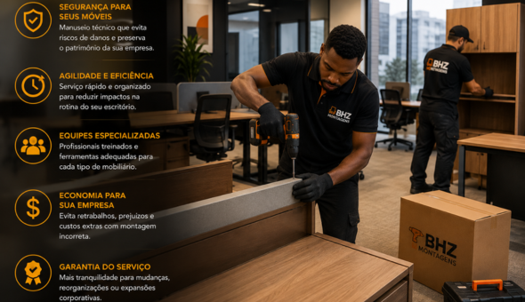 Quais os diferenciais da BHZ Montagem para você Cliente