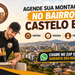 Montador de Móveis no Bairro Castelo BH: agende agora